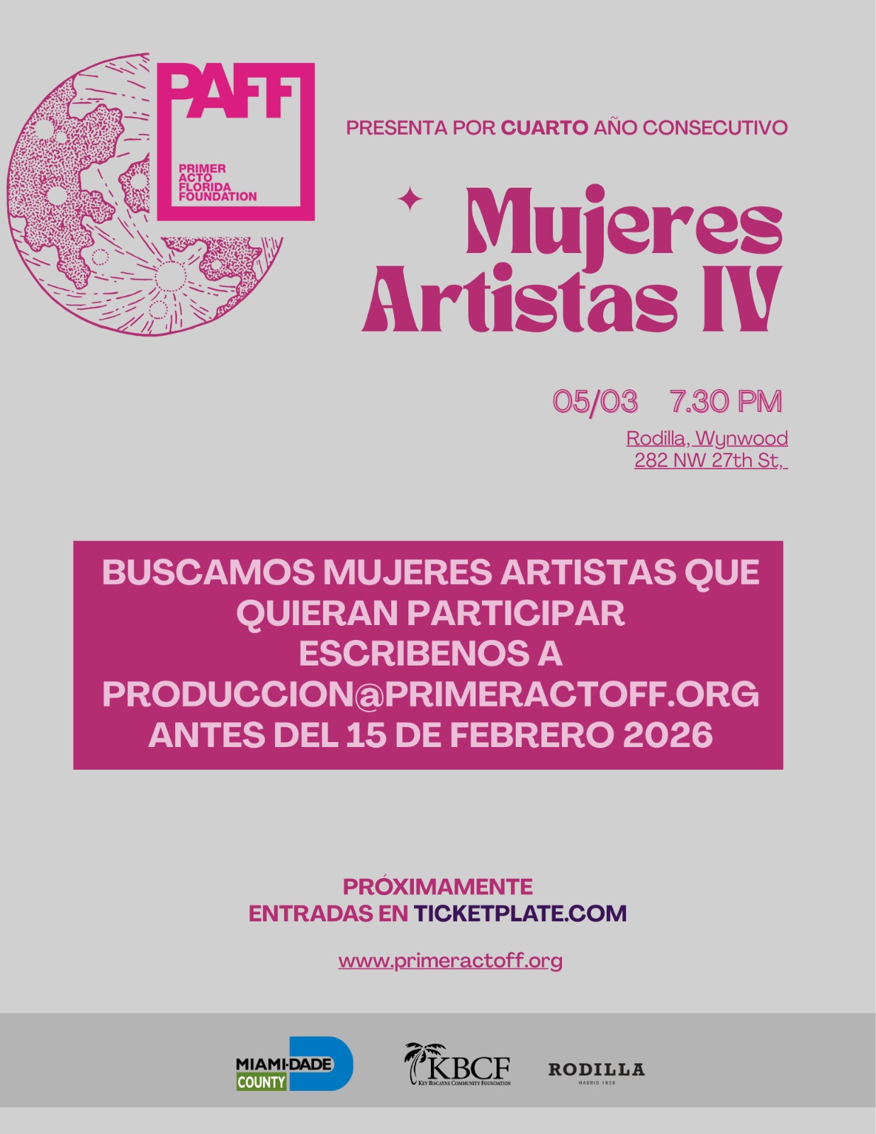 MUJERES CONVOCATORIA